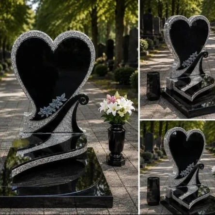 Комбинированный памятник из гранита